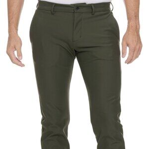 $299! NWT Men's KJUS Ike Softshell Golf Pants - 36" x 32" - Dark Olive Green